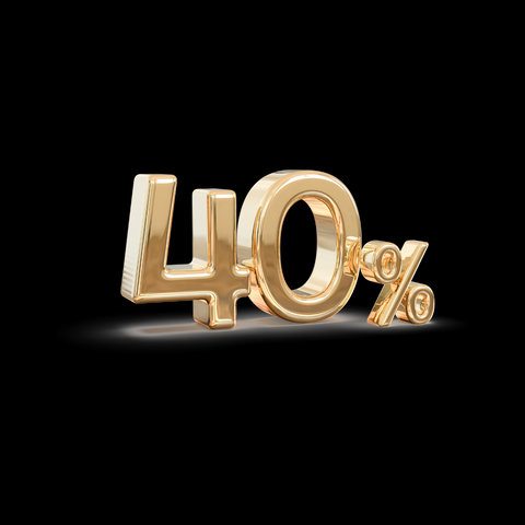 40% sparen