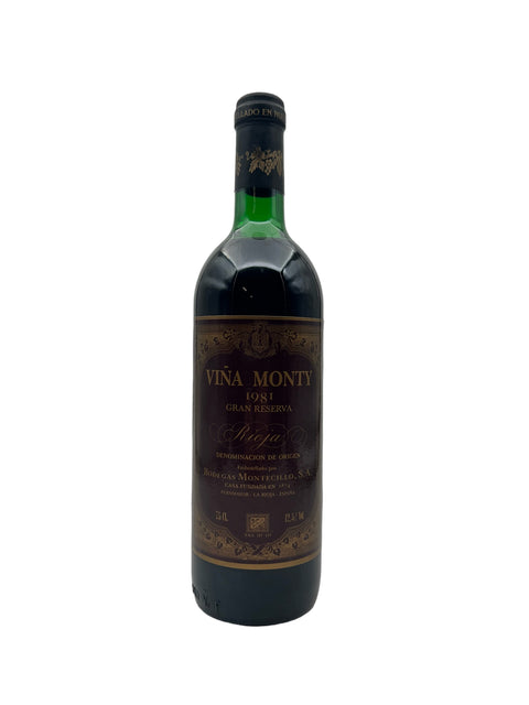 Rioja Viña Monty 1981 Gran Reserva