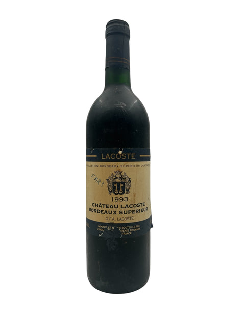 Château Lacoste Bordeaux Superieur G.F.A. Lacoste 1993