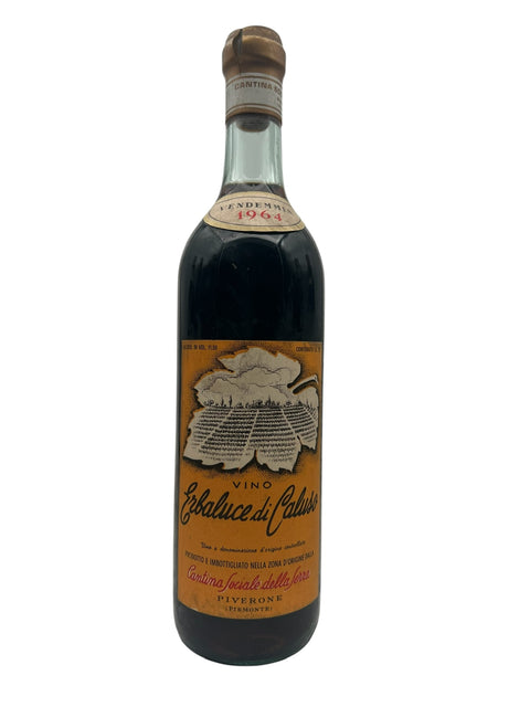 Cantina Social Della Serra Erbaluce Di Caluso vendemmia 1964