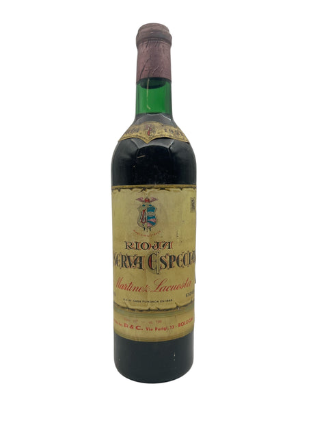 Flasche Martinez Lacuesta Rioja Reserva Especial 1964 Rotwein