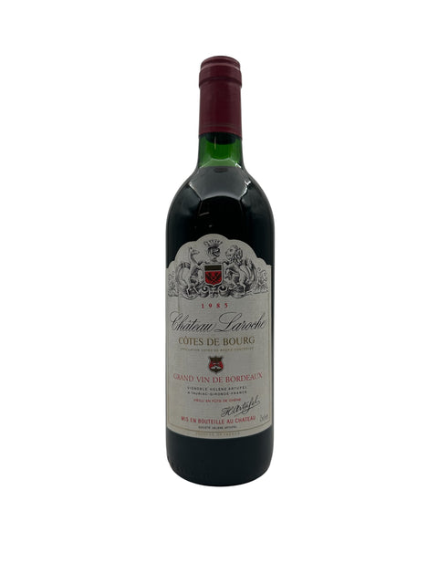 Flasche Rotwein Château Laroche Côtes de Bourg 1985