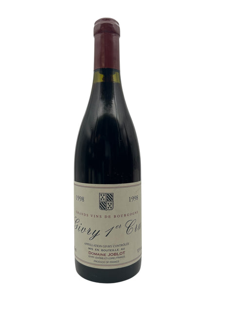 Flasche Givry 1er Cru Domaine Joblot 1998 Rotwein