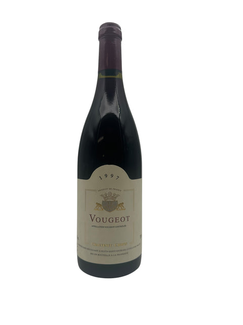 Flasche Rotwein Vougeot Chauffray-Chopin 1997 aus Burgund