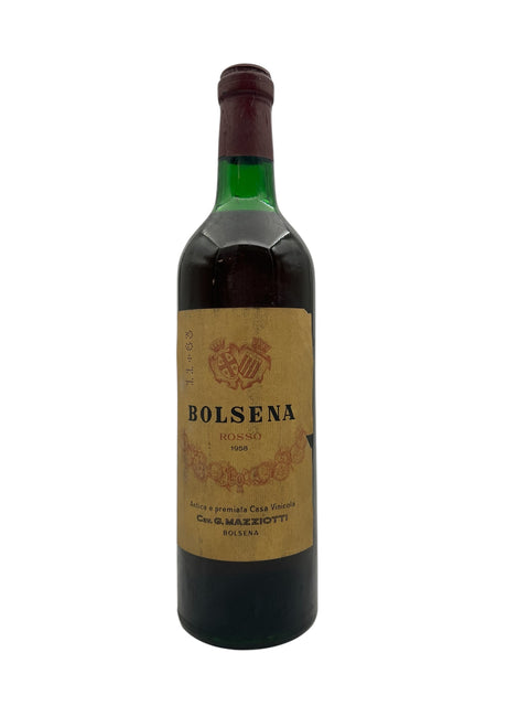 Flasche Bolsena Rosso 1958 von Mazzìotti
