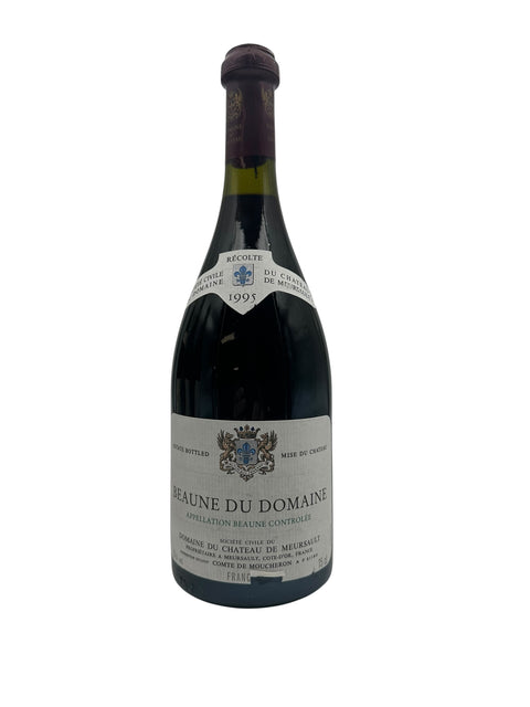 Flasche Rotwein Beaune du Domaine Château de Meursault 1995