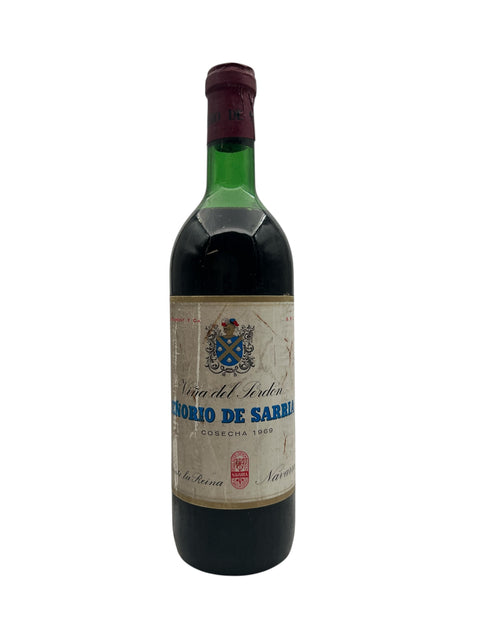 Flasche Rotwein Viña del Perdón Señorío de Sarria 1969
