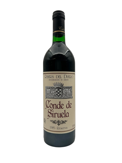 Flasche Rotwein Conde de Siruela 1985 aus Ribera del Duero