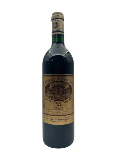 Flasche Rotwein Château Batailley 1989 Pauillac