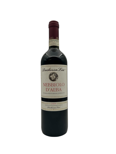 Flasche Duchessa Lia Nebbiolo d'Alba 2008