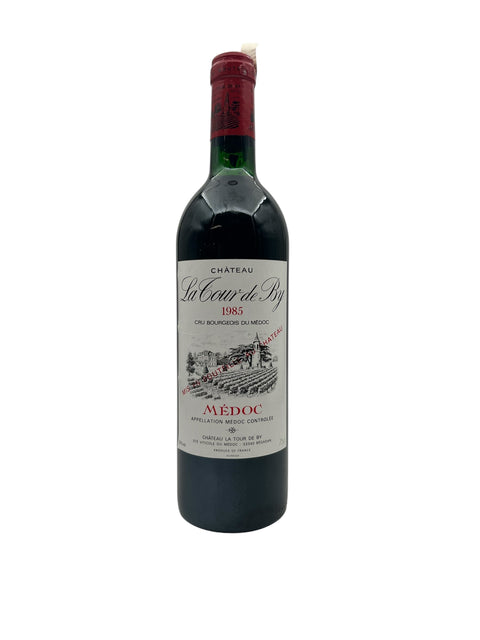 Flasche Rotwein Château La Tour de By 1985