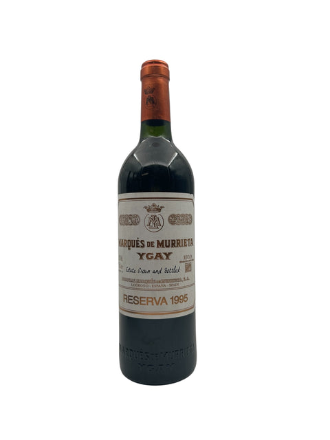 Flasche Rotwein Ygay Marqués de Murrieta 1995