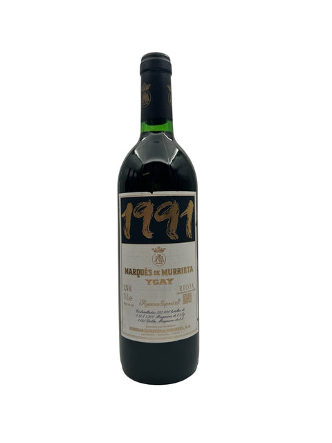 Ygay Marqués de Murrieta 1991 Rotweinflasche