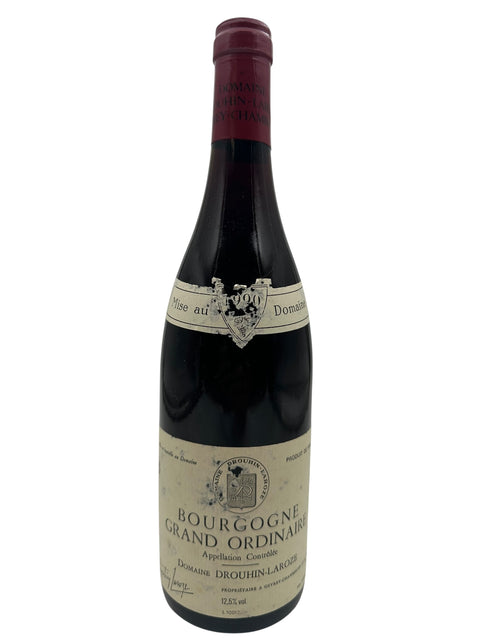 Bourgogne Grand Ordinaire Weinflasche von 1990 Domaine Drouhin-Laroze