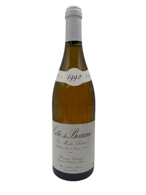 Flasche Côte de Beaune Weißwein aus dem Jahr 1992 von Domaine Cavaerd