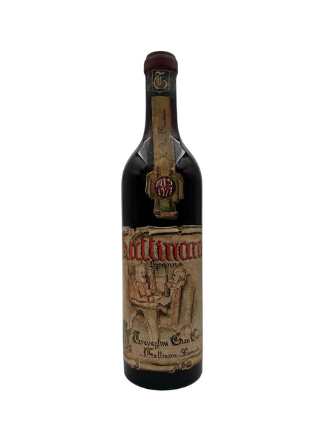 Flasche Gattinara Travaglini 1977 Rotwein