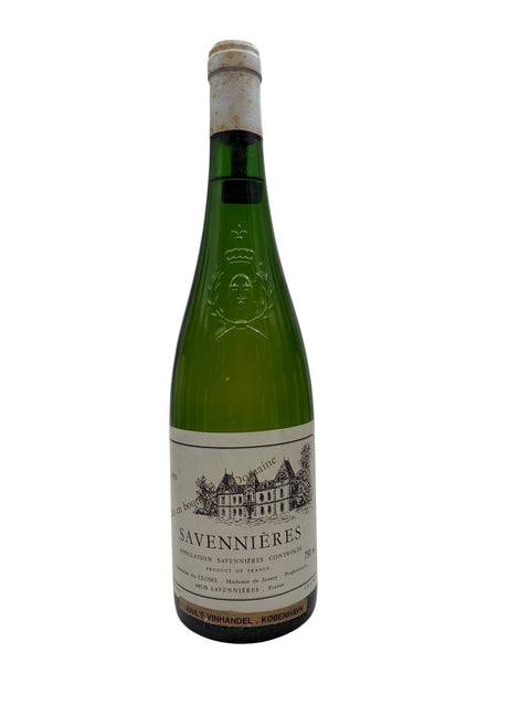 Flasche Savennières Closel 1990 Weißwein