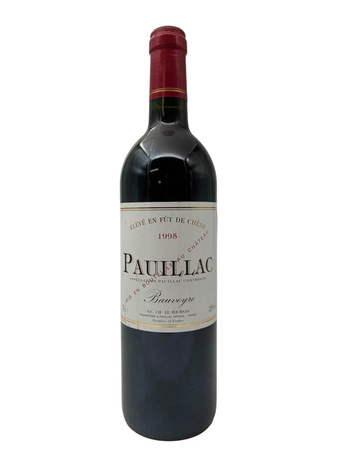 Flasche Rotwein Pauillac Bauvoye 1995 aus Bordeaux