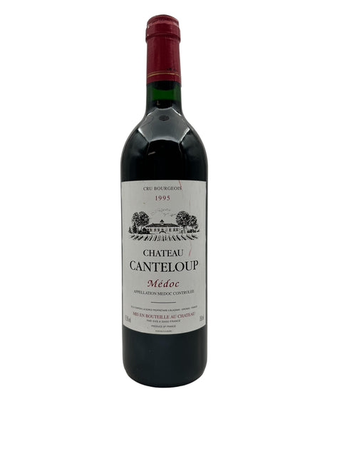 Flasche Rotwein Château Canteloup 1995 aus dem Médoc
