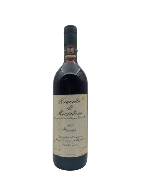 Brunello di Montalcino Val di Cava 1975 Flasche