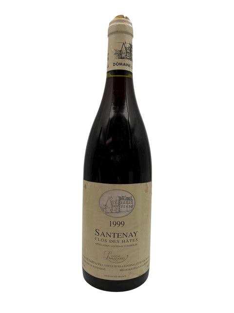 Eine Flasche Santenay Lucien Muzard 1999 Rotwein