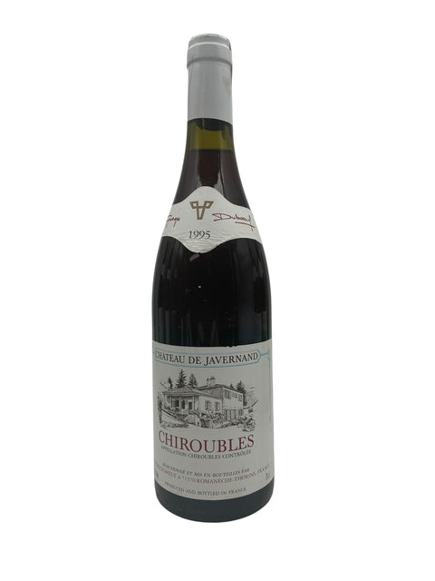 Flasche Chiroubles Château de Javernand 1995 Rotwein