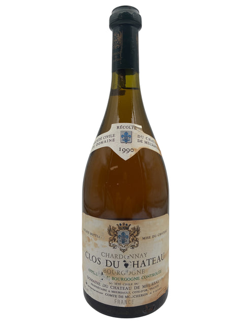 Flasche Clos du Château Domaine Du Château De Meursault 1990 Weißwein