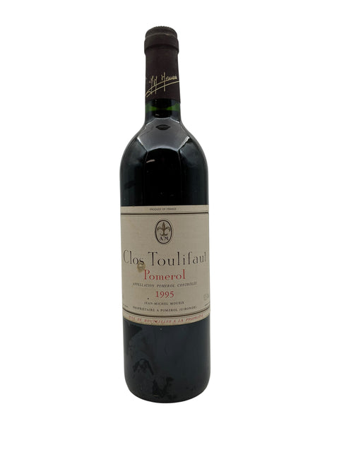 Flasche Clos Toulifaut Jean-Michel Mouëix 1995 von Pomerol