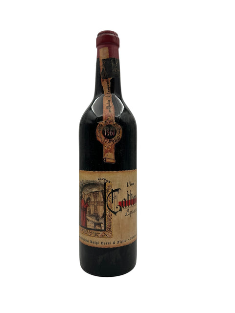 Flasche Gattinara Nervi 1961 Rotwein