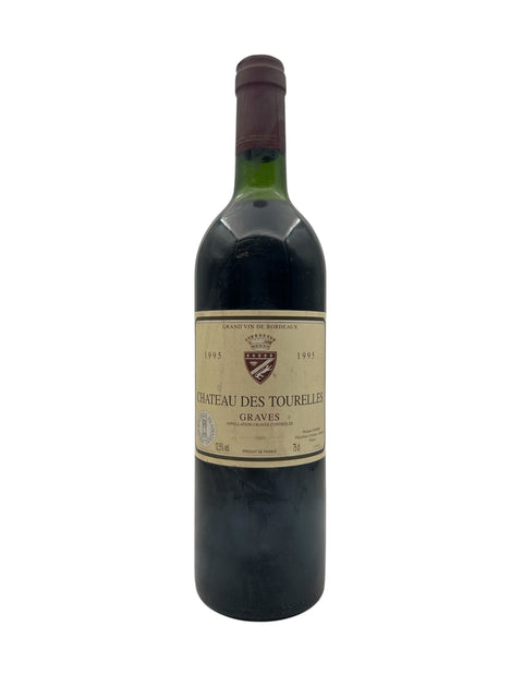 Flasche Rotwein Chateau des Tourelles Graves 1995