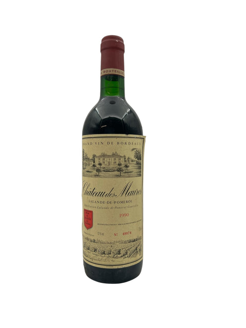 Flasche Chateau des Maires Lalande-de-Pomerol 1990