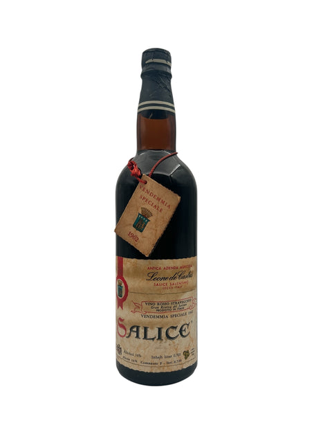 Flasche Salice Leone de Castris 1962 Rotwein