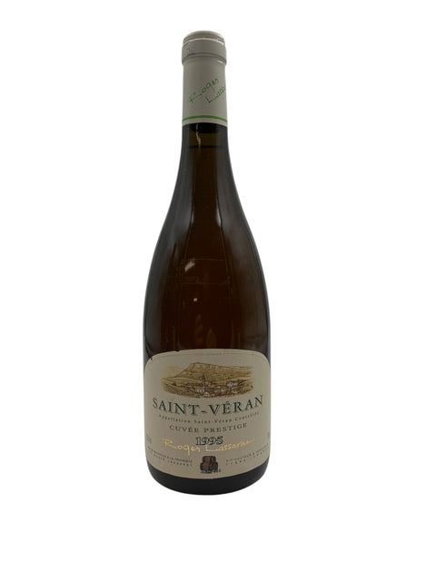 Saint-Véran Roger Lassarat 1995 Flasche mit Etikett