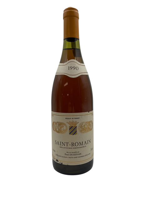 Flasche Saint-Romain Paul Dugenais 1990 Weißwein