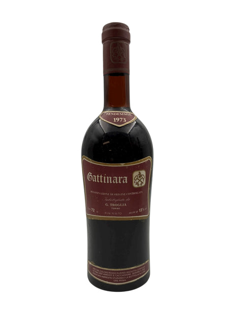 Flasche Gattinara G. Troglia 1973 Rotwein