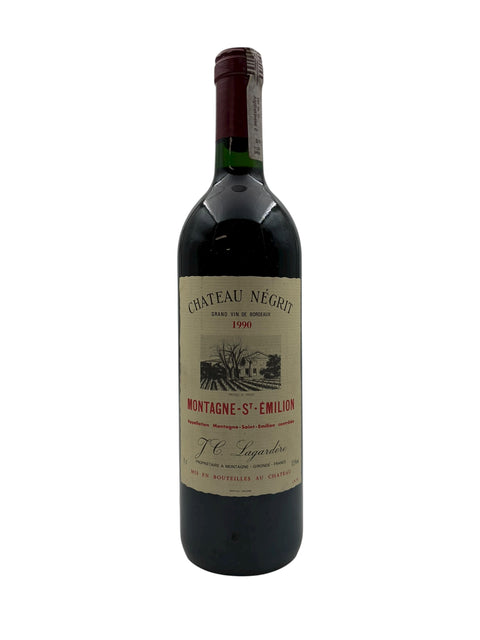 Château Négret Montagne Saint-Émilion 1990 Rotwein