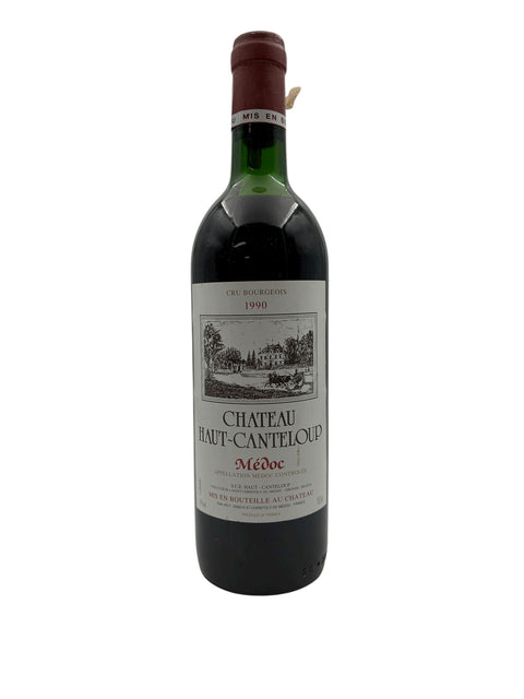 Flasche Chateau Haut-Canteloup 1990 aus dem Médoc