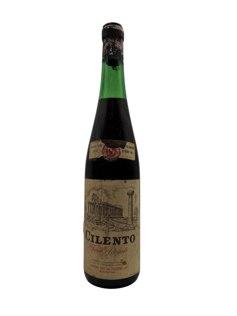 Flasche Cilento Cantina Sociale 1970 Rotwein