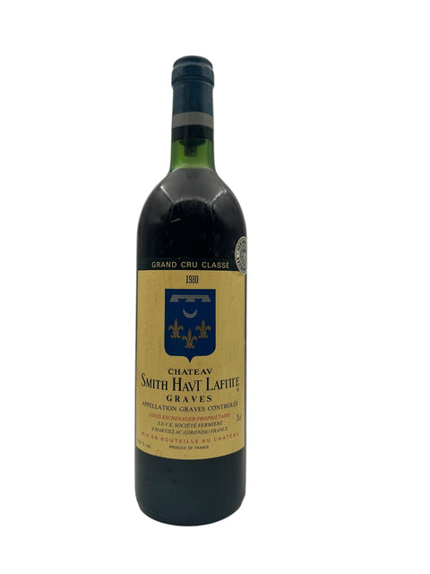 Flasche Smith Haut Lafitte Rotwein aus dem Jahr 1980