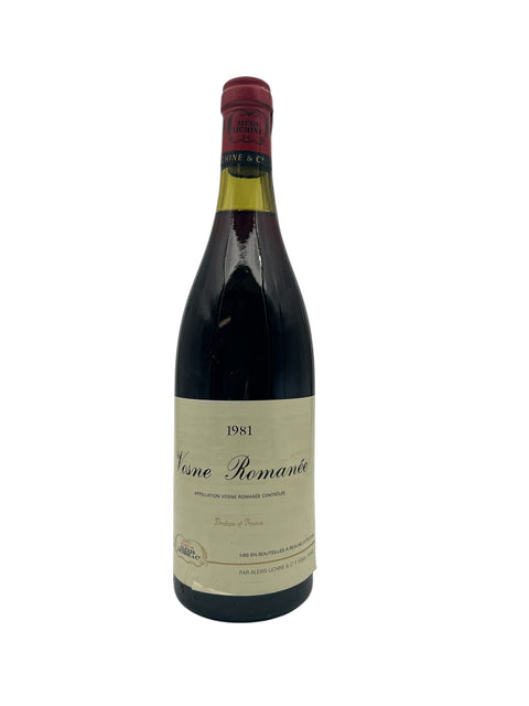 Rotweinflasche Vosne Romanée Alexis Lichine 1981