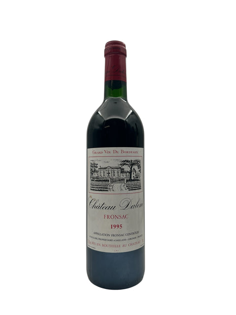 Flasche Rotwein Château Dalem Fronsac 1995 aus Bordeaux