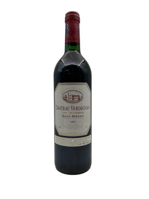 Flasche Rotwein Chateau Verdignan 1993 aus Haut-Médoc