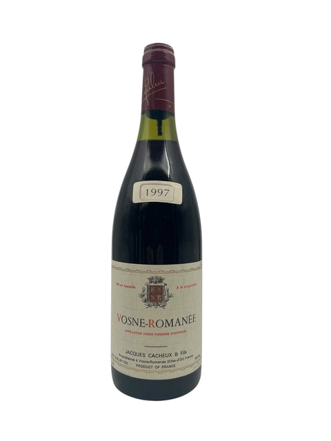 Flasche Rotwein Vosne-Romanée Jacques Cacheux 1997