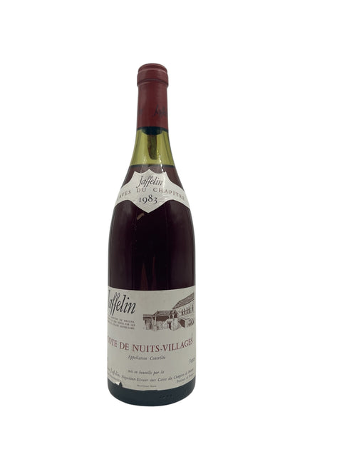 Flasche Cotes de Nuits Villages Jaffelin 1983 Rotwein