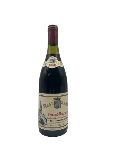 Flasche Pernand-Vergelesse Domaine Besancenot Jahrgang 1992