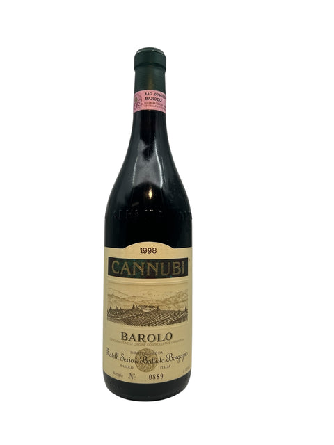 Flasche Cannubi Barolo 1998 von Fratelli Serio Battista Borgogno