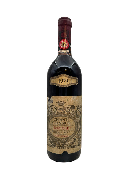 Flasche Rotwein Chianti Classico Lamole 1979