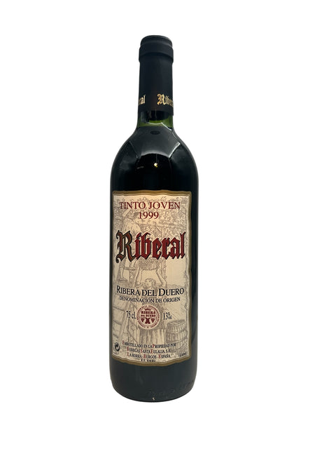 Flasche Rotwein Riberal Ribera del Duero 1999