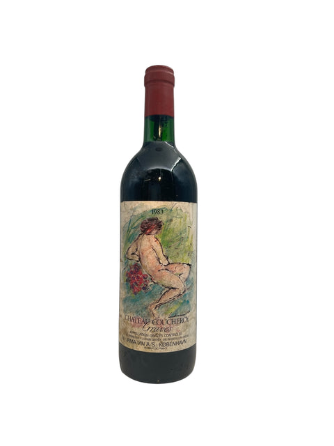 Weinflasche von Chateau Coucheroy Graves aus dem Jahr 1983