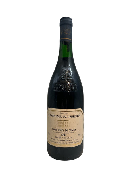 Flasche Rotwein Costières de Nîmes Domaine Boisserin 1994